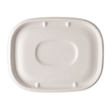 World Centric® Fiber Lids For Fiber Containers, 8.9 X 6.9 X 0.4, Natural, 400-carton freeshipping - TVN Wholesale